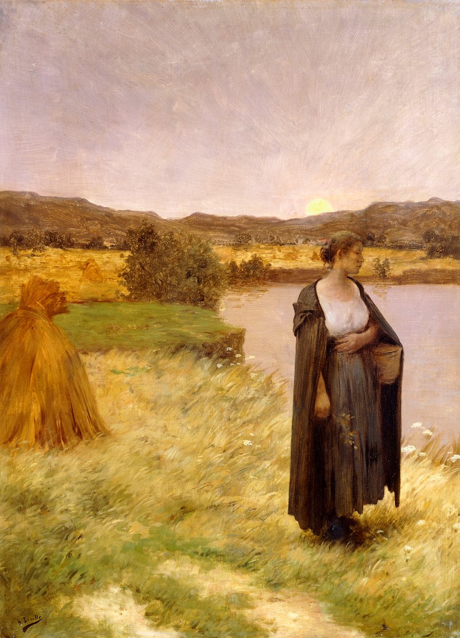 Wschód Księżyca autorstwa Henri Lerolle
