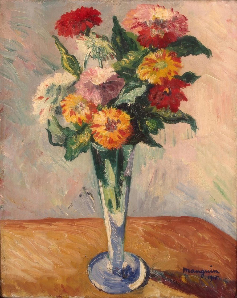 kwiat autorstwa Henri Manguin