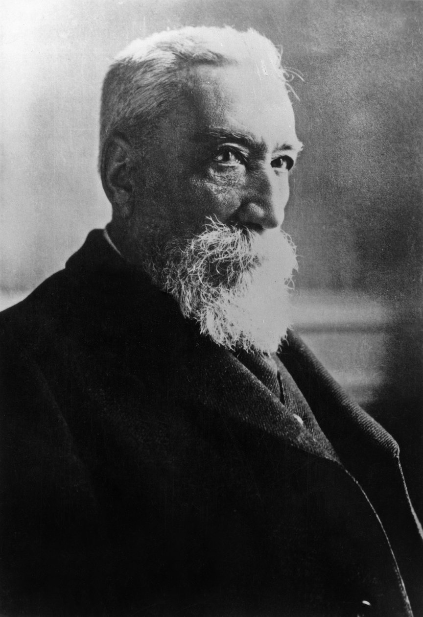 Anatole France (1844-1924), francuski pisarz, fot. Henri Manuel autorstwa Henri Manuel