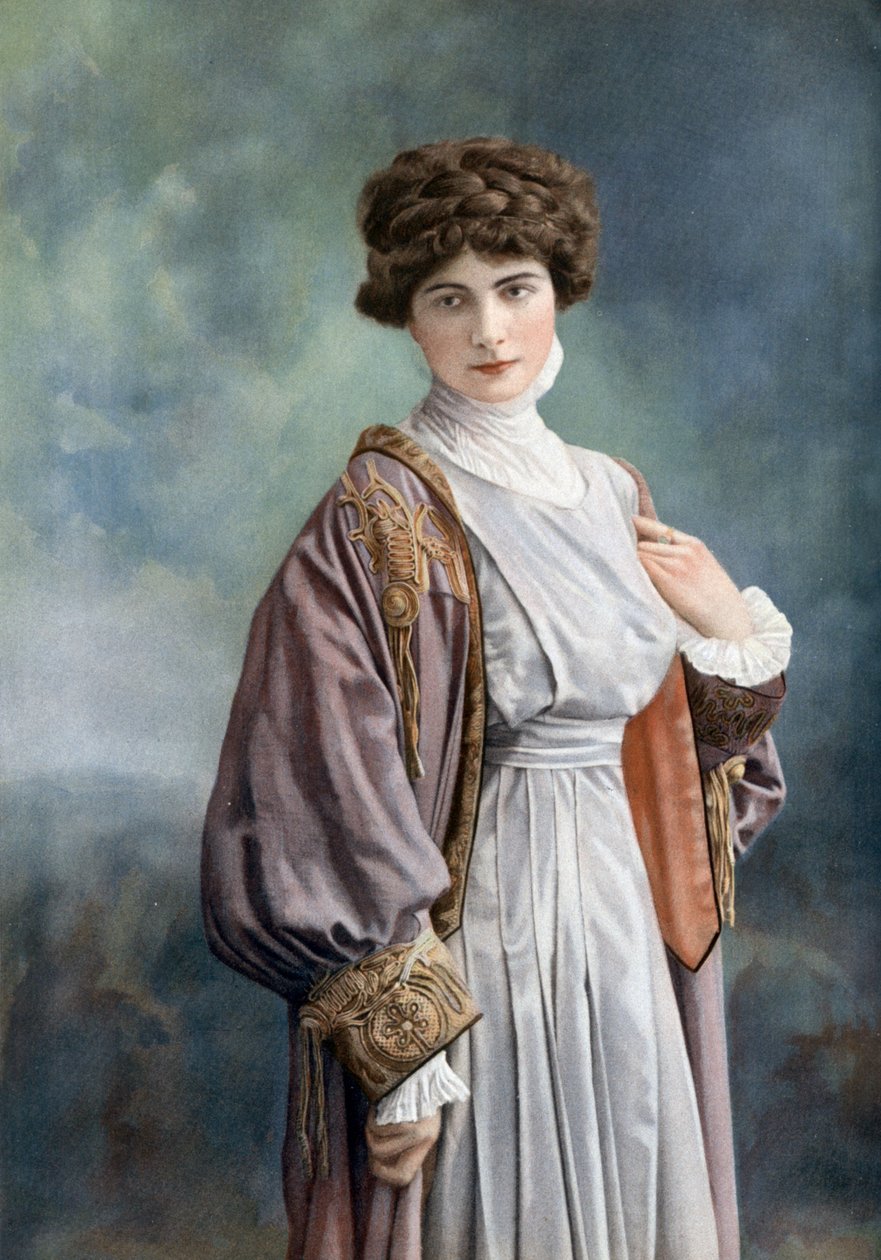 Komik Melle Paz Ferrer, fot. Henri Manuel z francuskiej gazety „Le Theatre” październik 1908 autorstwa Henri Manuel