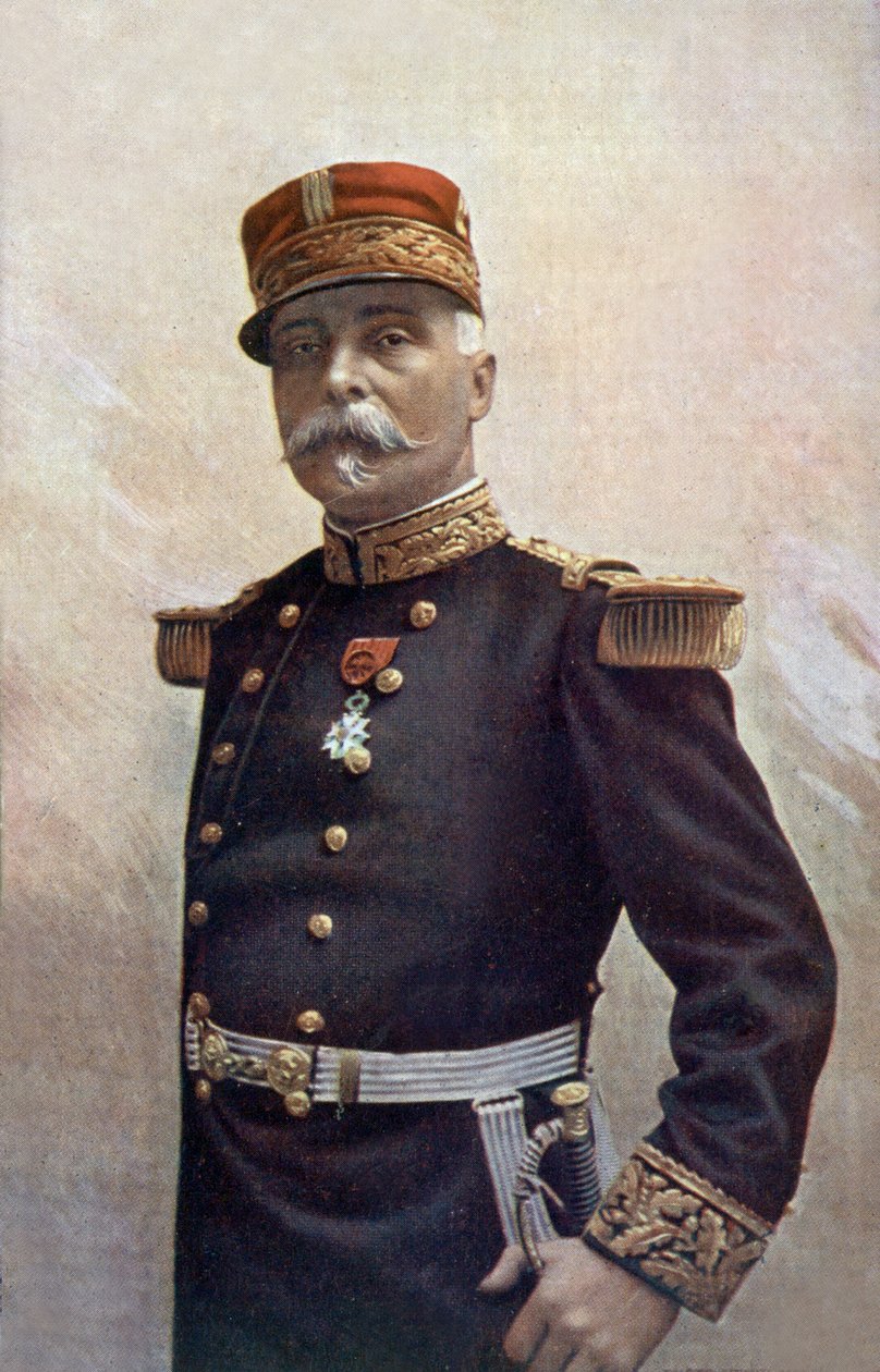 Francuski generał Pau, dowódca armii Alzacji autorstwa Henri Manuel