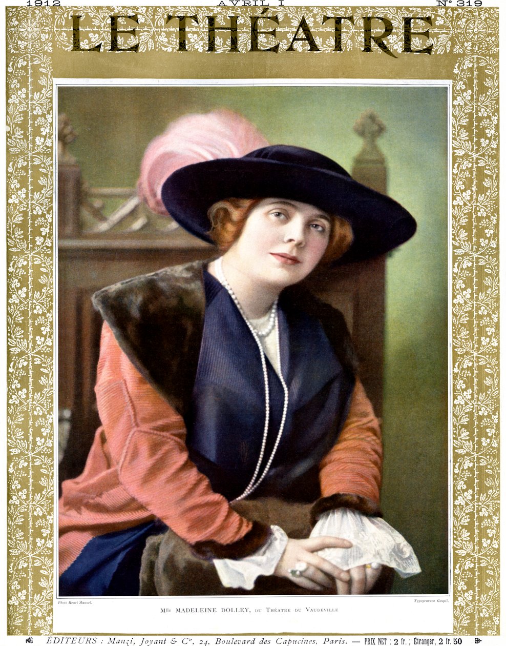 Madeleine Dolley autorstwa Henri Manuel