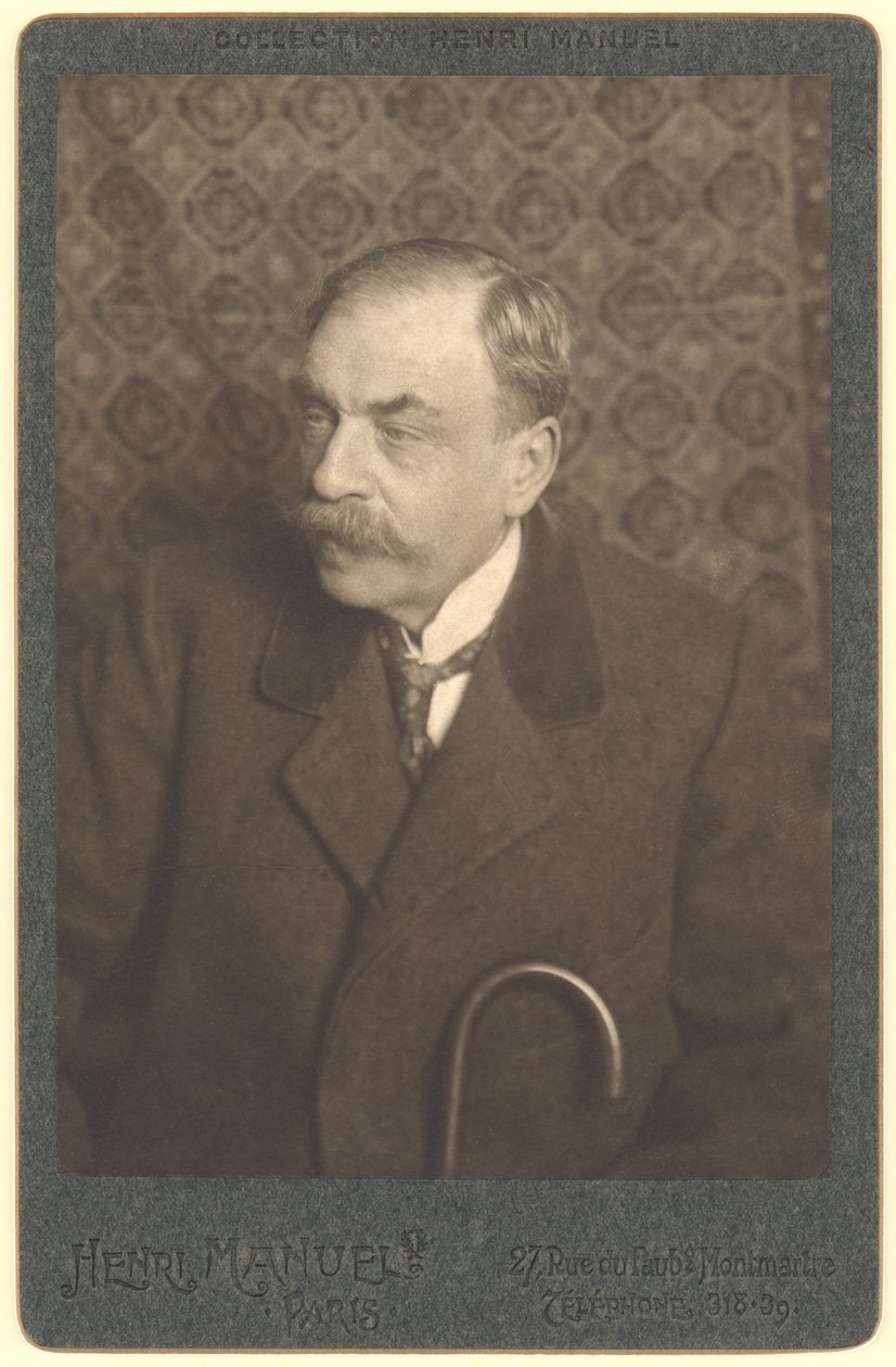 Marcel Prevost (1862-1941) (zdjęcie czarno-białe) autorstwa Henri Manuel