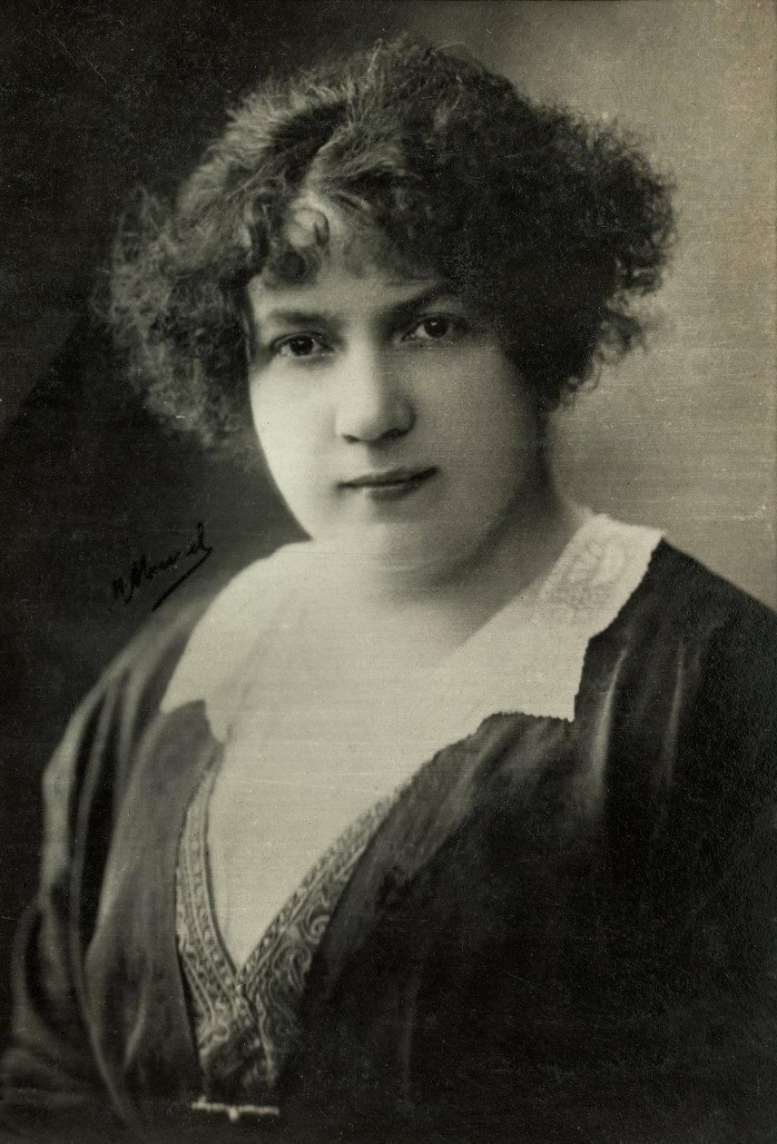 Portret Mme Adolphe Brisson dit Yvonne Sarcey (zdjęcie) autorstwa Henri Manuel