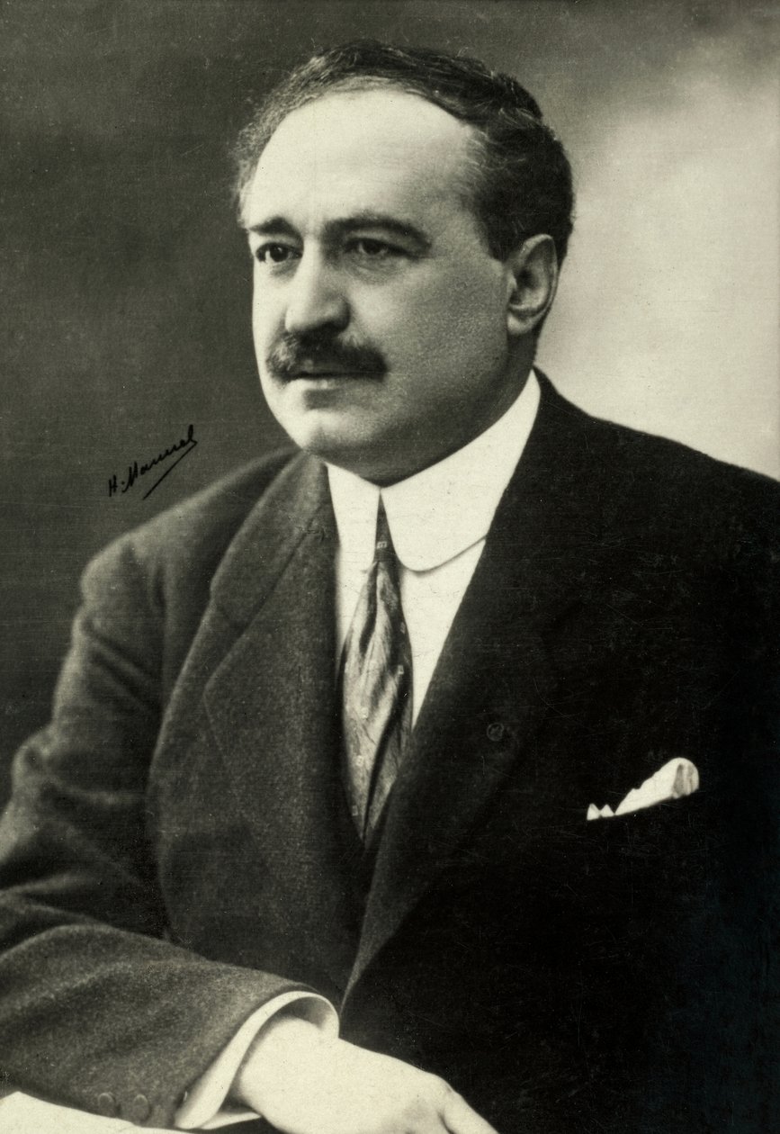 Portret Vicente Blasco Ibaneza (zdjęcie) autorstwa Henri Manuel
