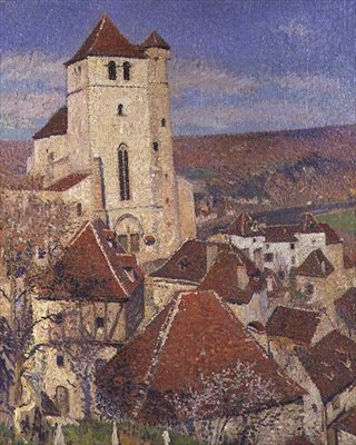 Św. Cirq Lapopie, ok. 1926-36 autorstwa Henri Martin
