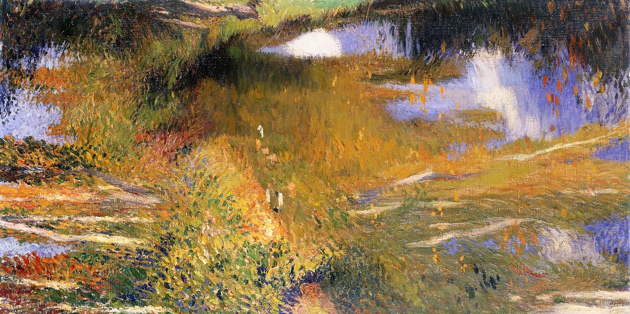 Zielony blisko Bastide du Vert; Le Vert w pobliżu Bastide du Vert, autorstwa Henri Martin