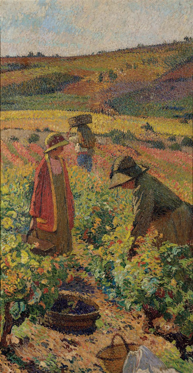 Zbieranie; La cueillette, ok. 1925 autorstwa Henri Martin