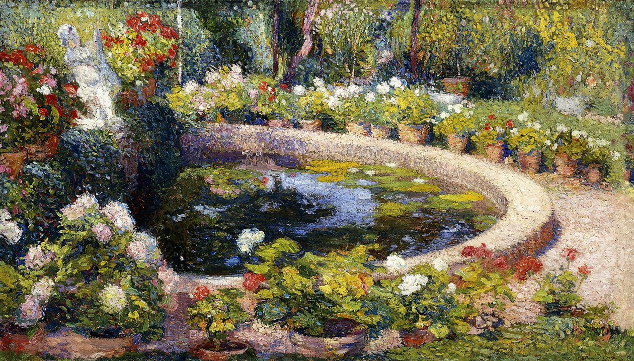 Staw w Marquayrol; Zagłębie Marquayrol, 1919 autorstwa Henri Martin
