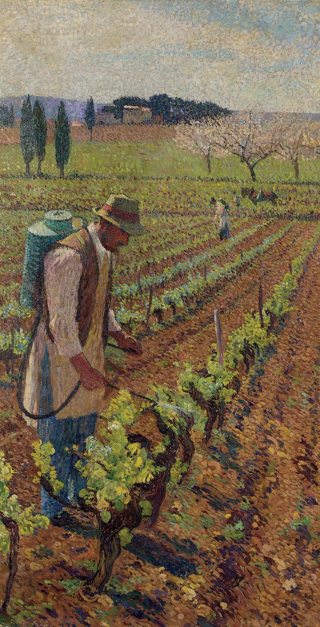 Zasiarczenie; Le sulfatage, ok.1925 autorstwa Henri Martin