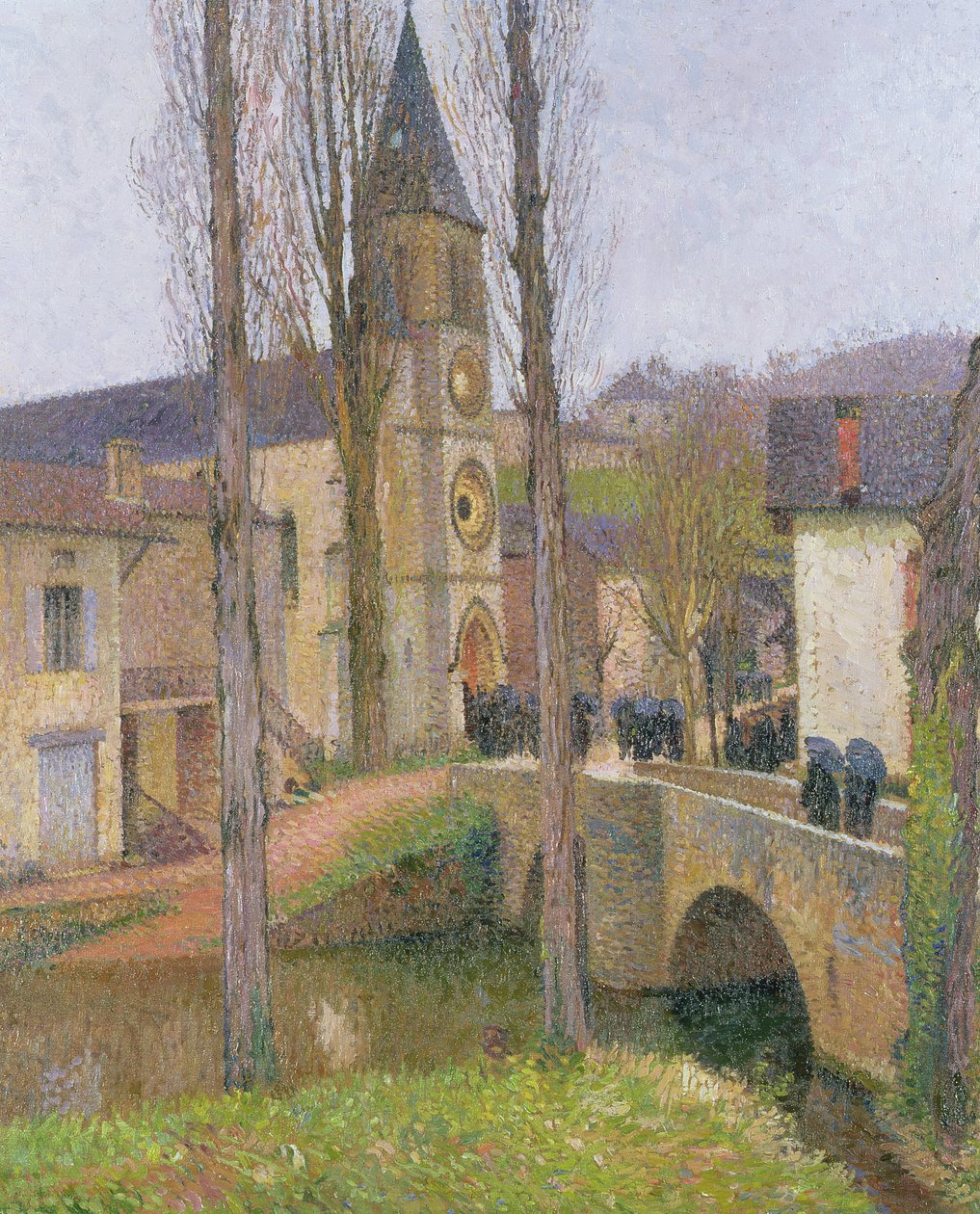 Czas na mszę w Labastide du Vert autorstwa Henri Martin