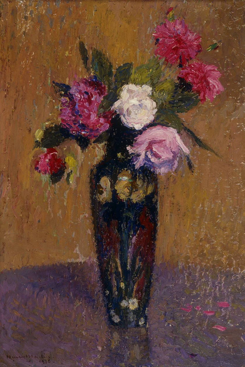 Wazon z kwiatami, 1916 autorstwa Henri Martin