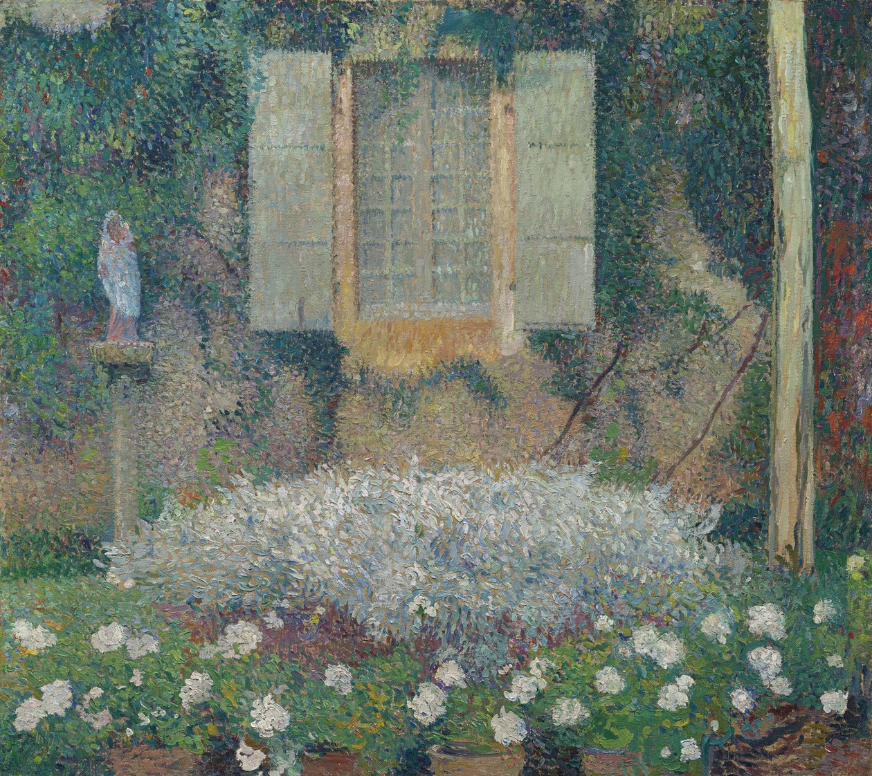 Okno kuchni w ogrodzie w Marquayrol, ok. 1930 r. 1916 autorstwa Henri Martin