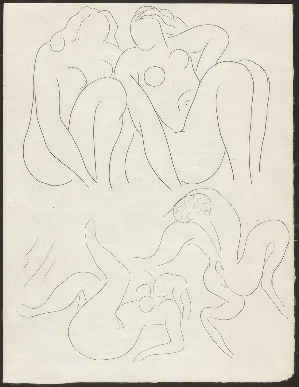 Faun po południu, płyta piętnasta z Poesies de Mallarmé autorstwa Henri Matisse