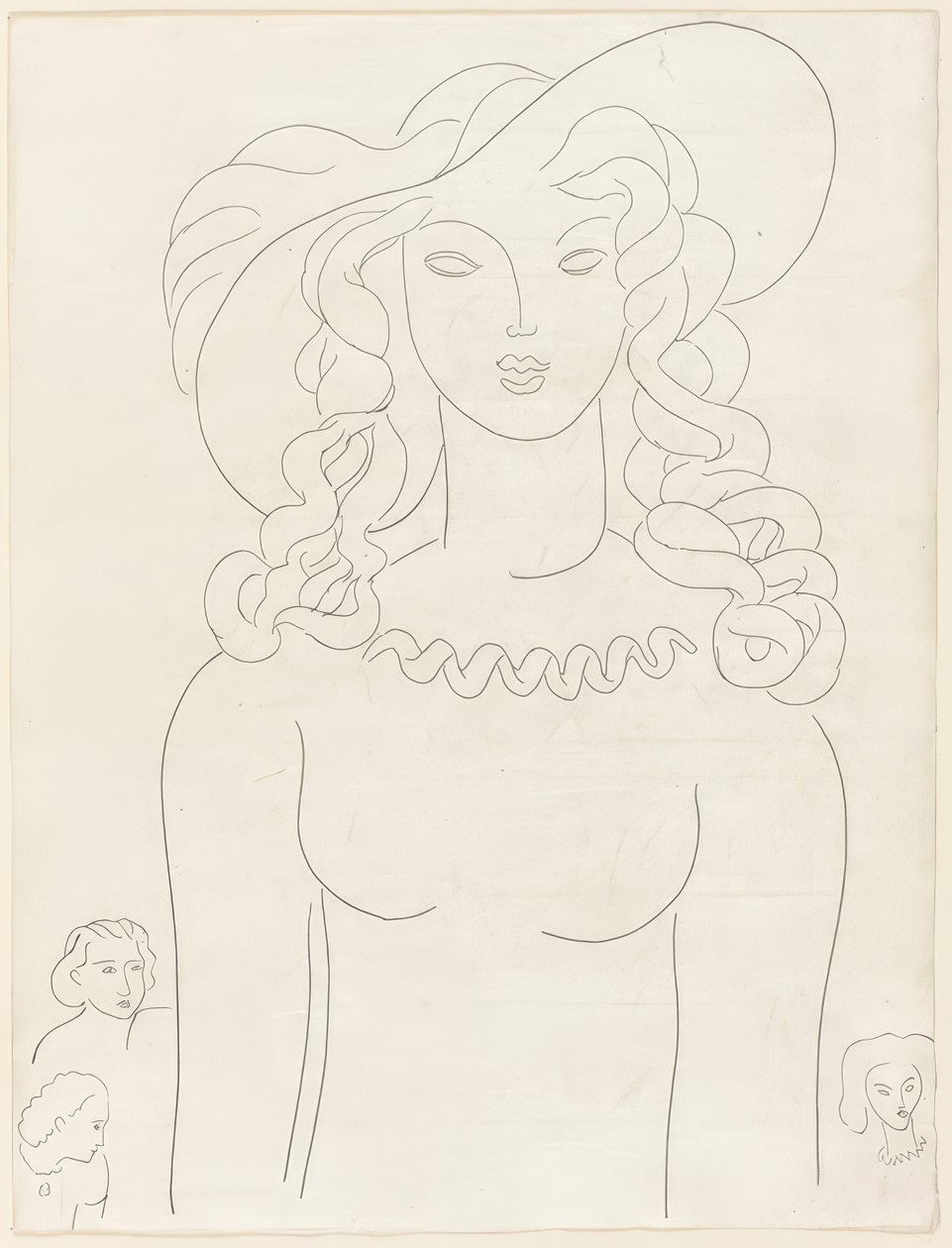 Objawienie, płyta trzecia z Poesies de Mallarmé autorstwa Henri Matisse