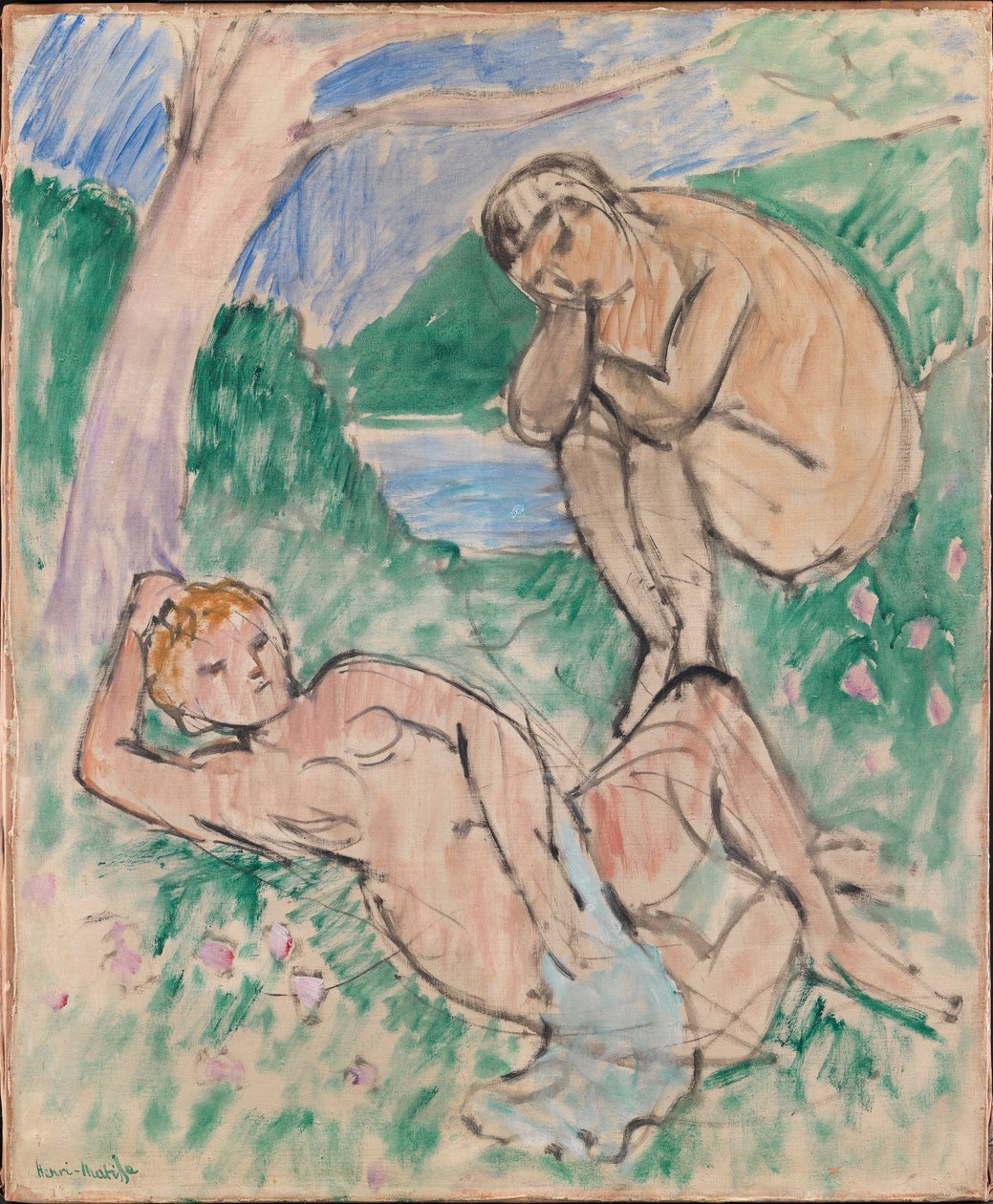 Kąpiący się autorstwa Henri Matisse