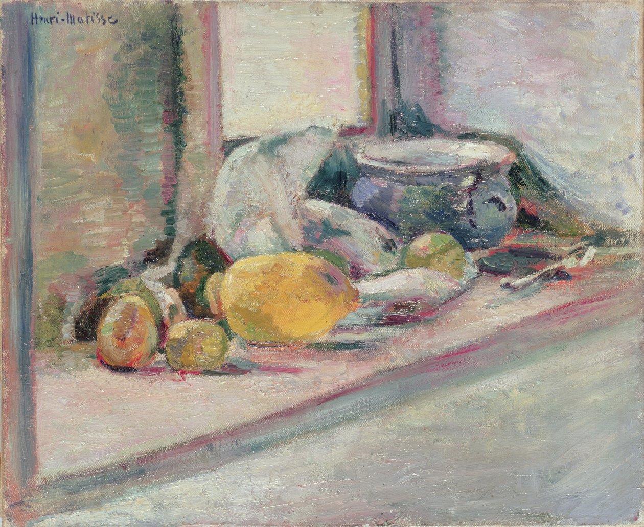 Niebieski garnek i cytryna autorstwa Henri Matisse