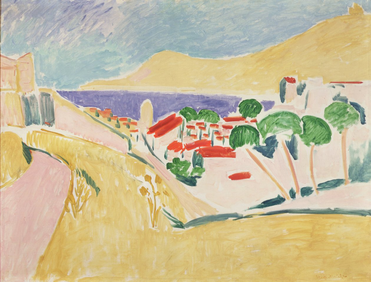 Collioure, ok. 1906-11 (olej na płótnie) autorstwa Henri Matisse