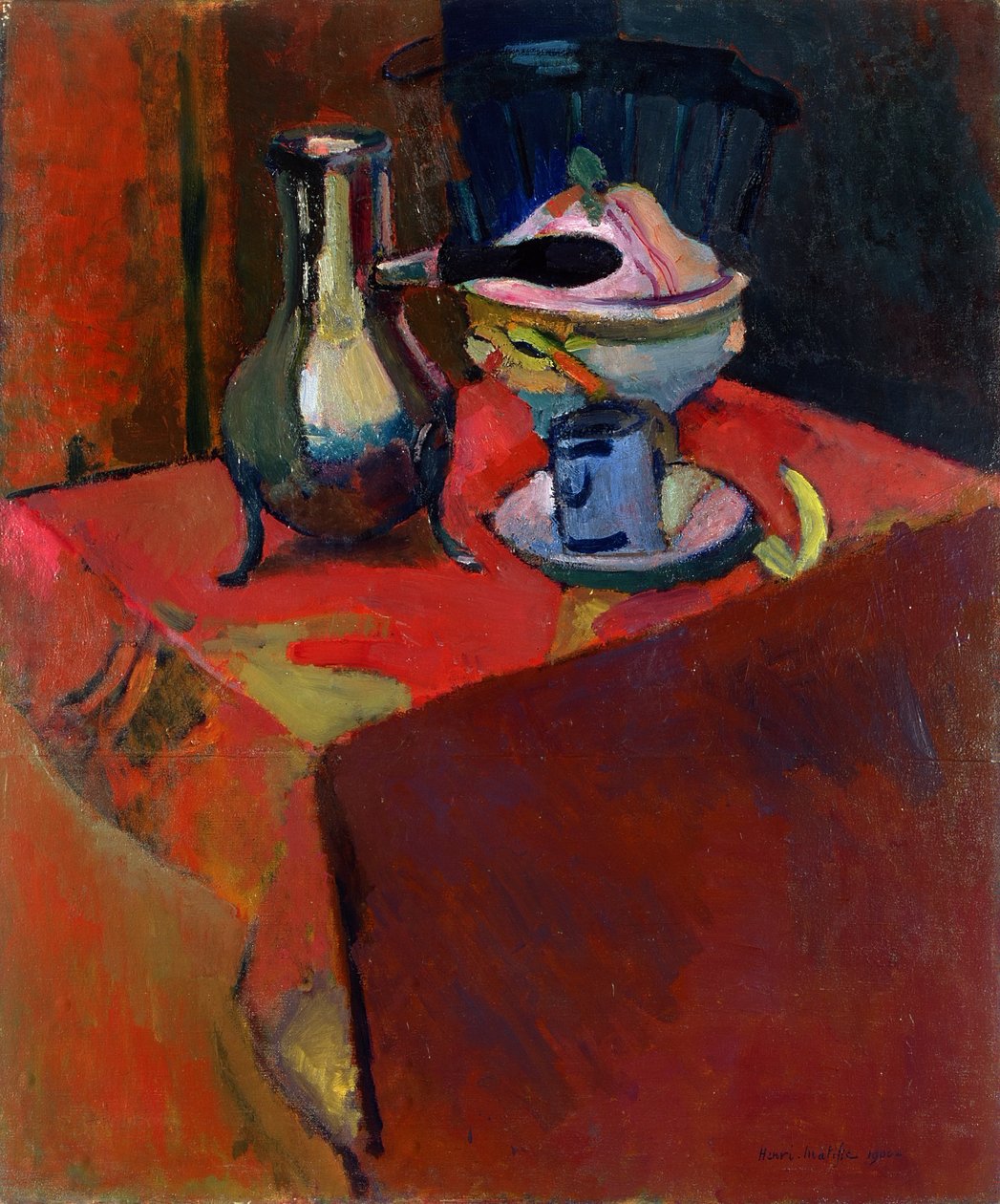 Naczynia na stole autorstwa Henri Matisse