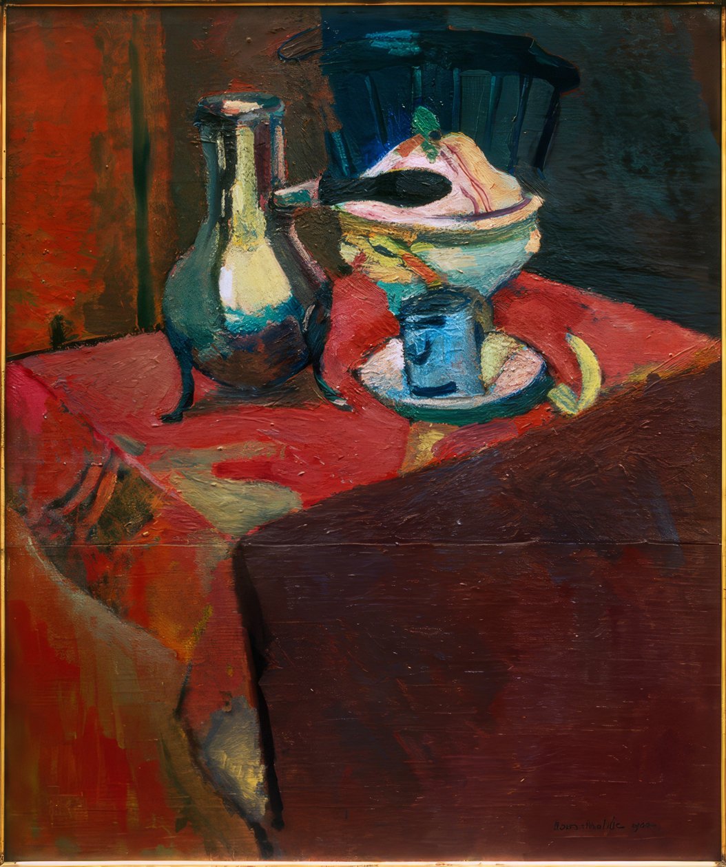 Naczynia na stole autorstwa Henri Matisse