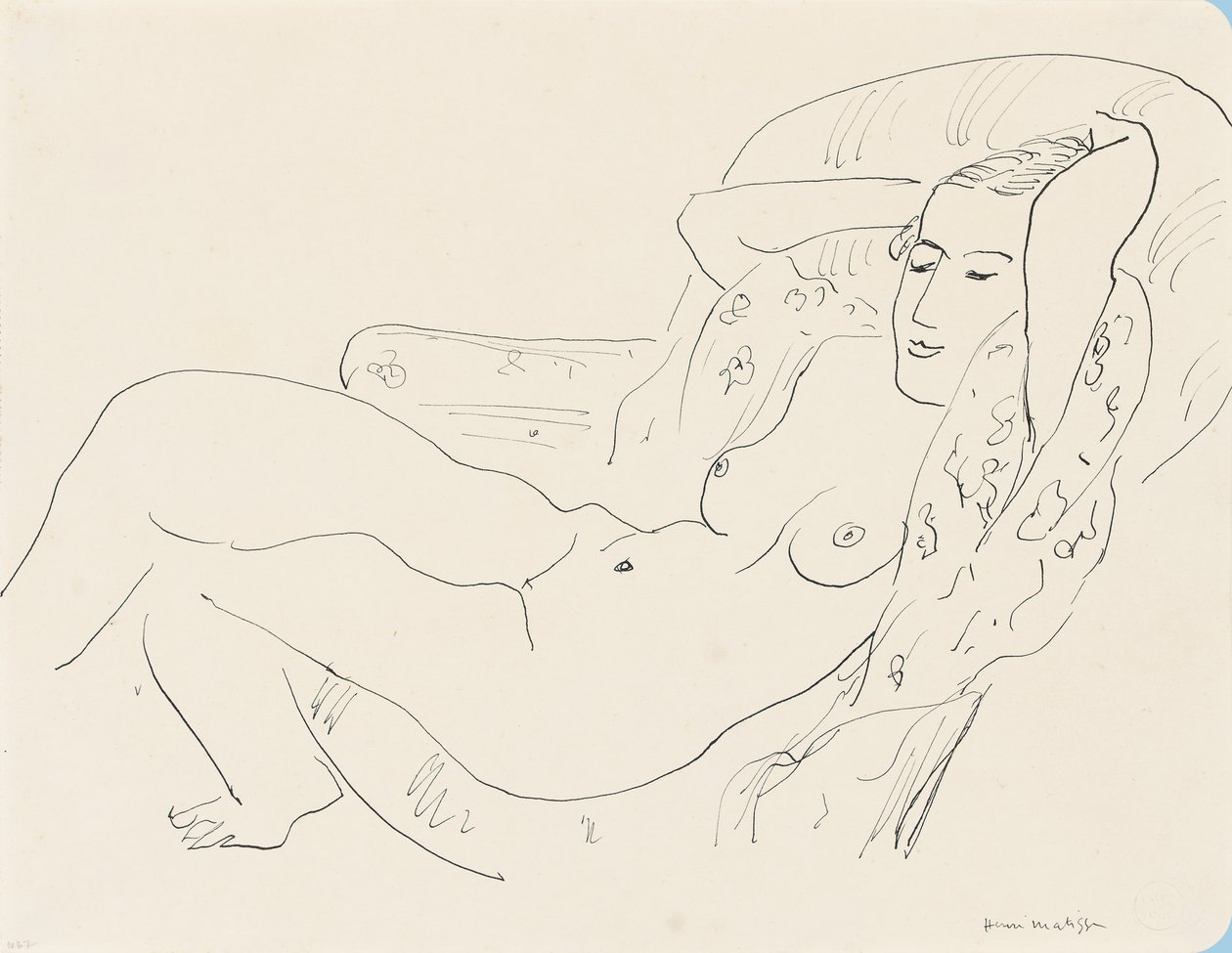 Kobieta nago, ręce uniesione autorstwa Henri Matisse