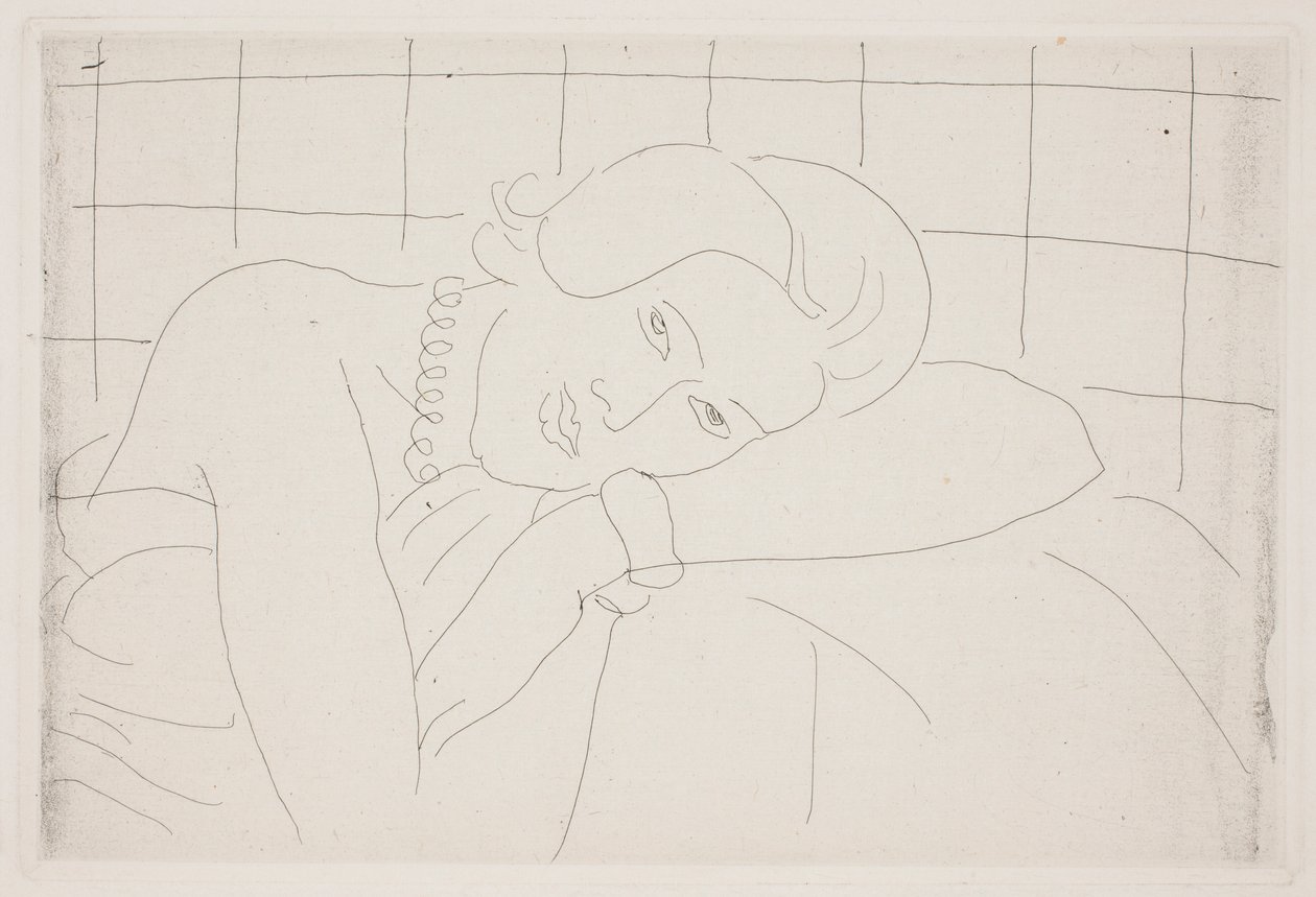 Kobieta z naszyjnikiem autorstwa Henri Matisse