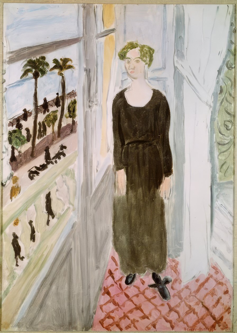 Kobieta przy oknie, Nicea autorstwa Henri Matisse