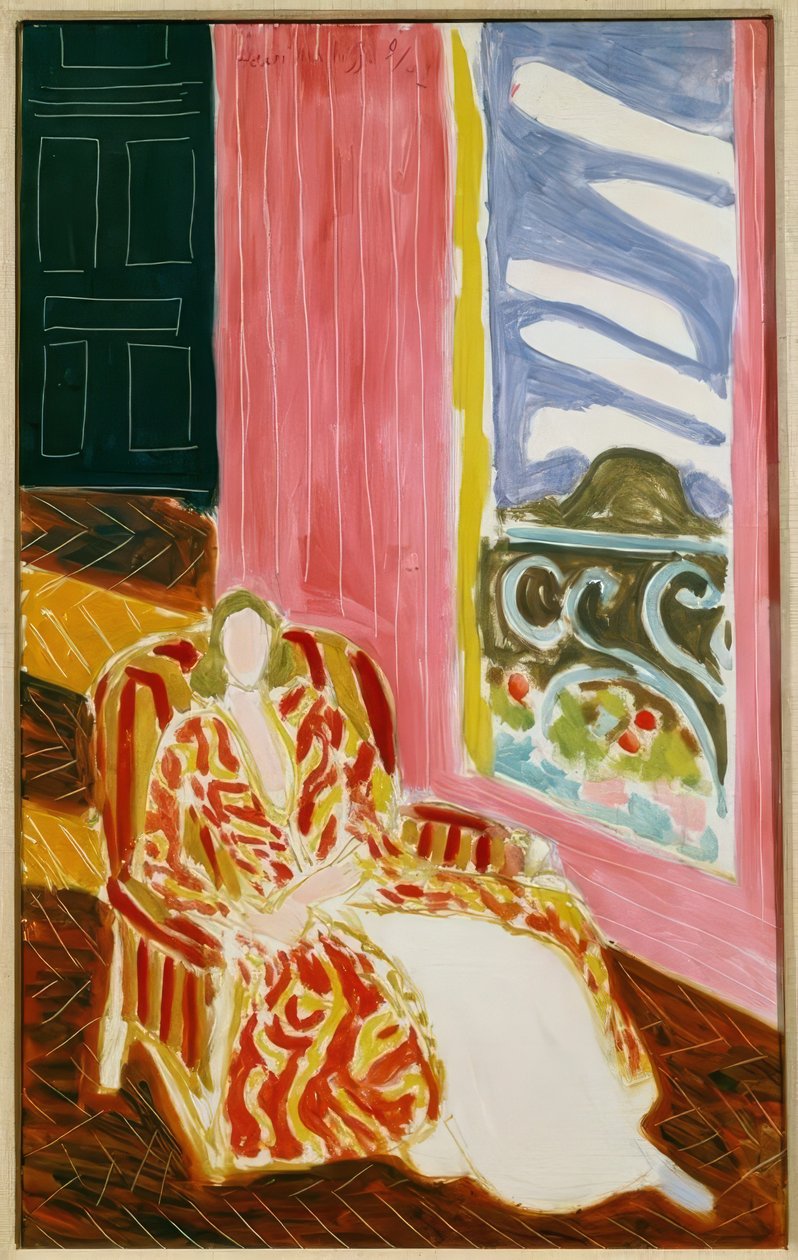 Kobieta w oknie lub Czarne drzwi autorstwa Henri Matisse