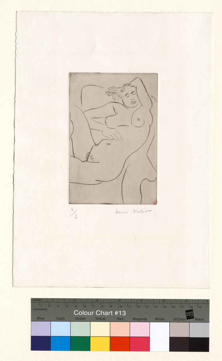 Śpiąca postać autorstwa Henri Matisse