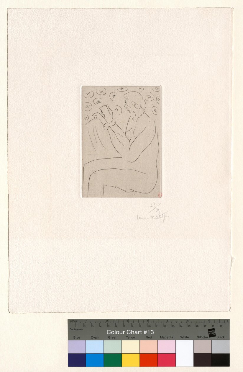 Postać czytająca autorstwa Henri Matisse