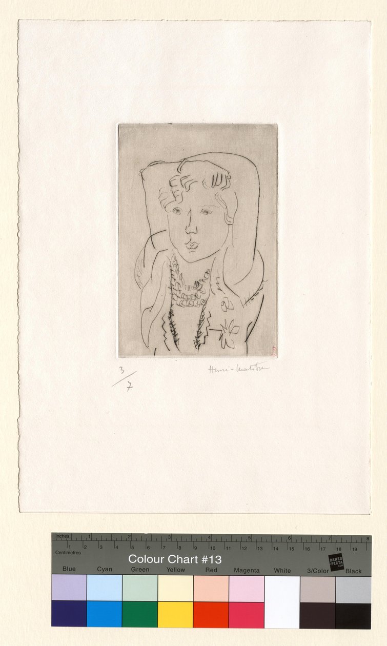 Dziewczynka z rękami nad głową autorstwa Henri Matisse