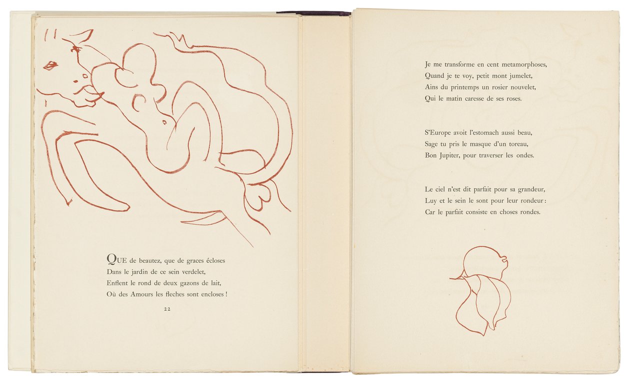 Wybór Amours Ronsarda autorstwa Henri Matisse