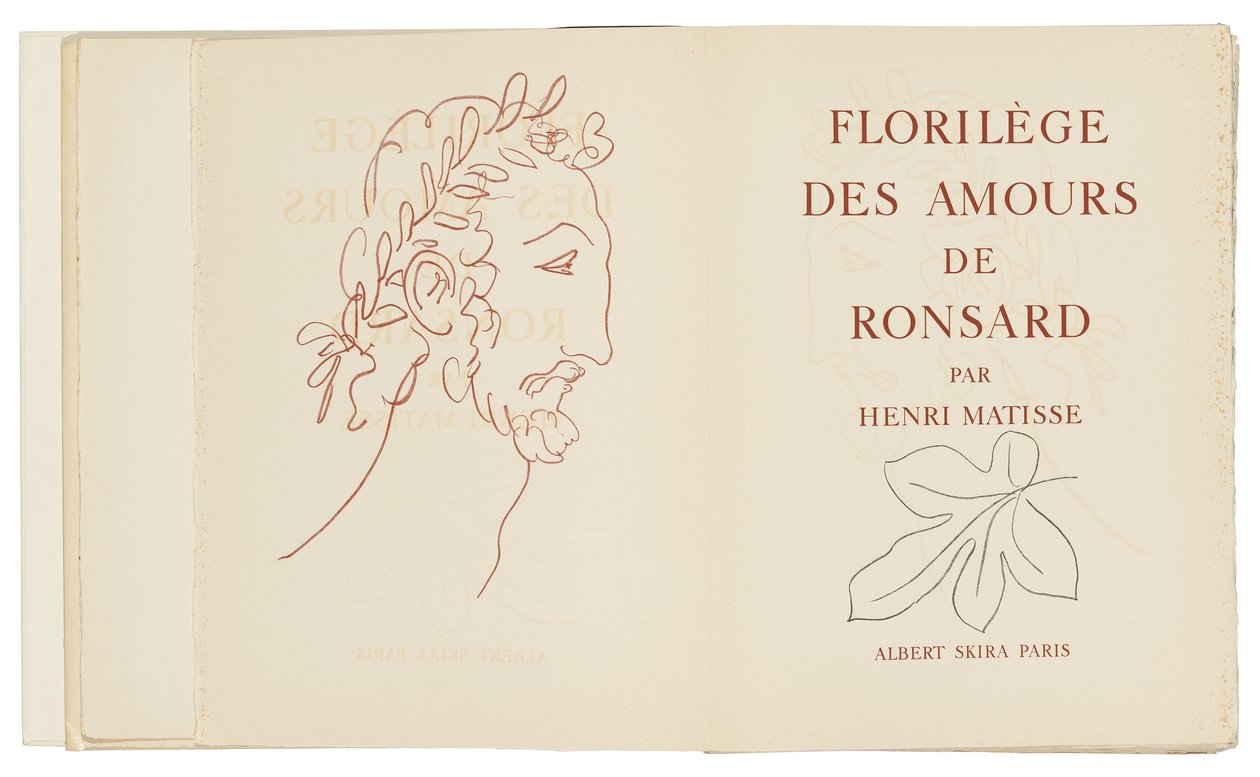 Wybór Amours Ronsarda autorstwa Henri Matisse