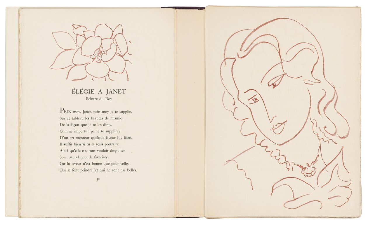 Wybór Amours Ronsarda autorstwa Henri Matisse