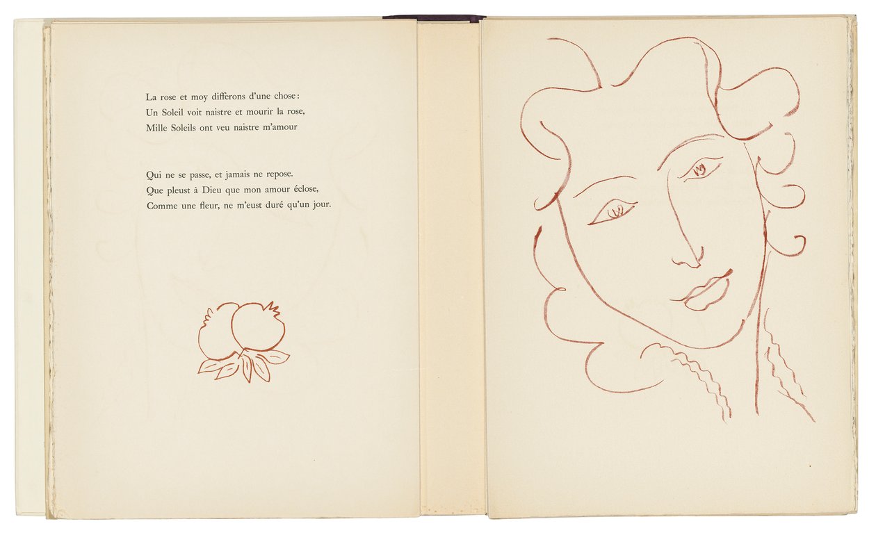 Wybór Amours Ronsarda autorstwa Henri Matisse