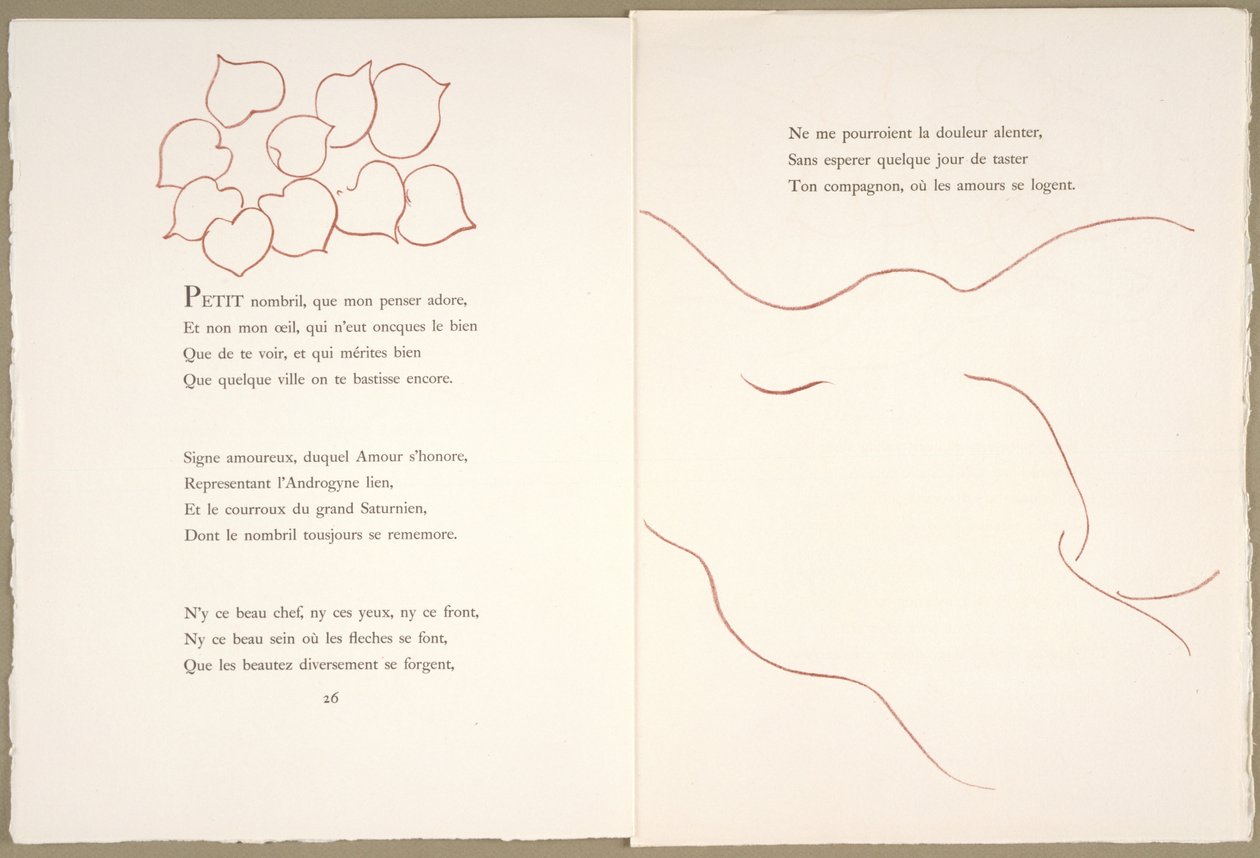 Florilège z Amours Ronsarda, 29 listopada autorstwa Henri Matisse