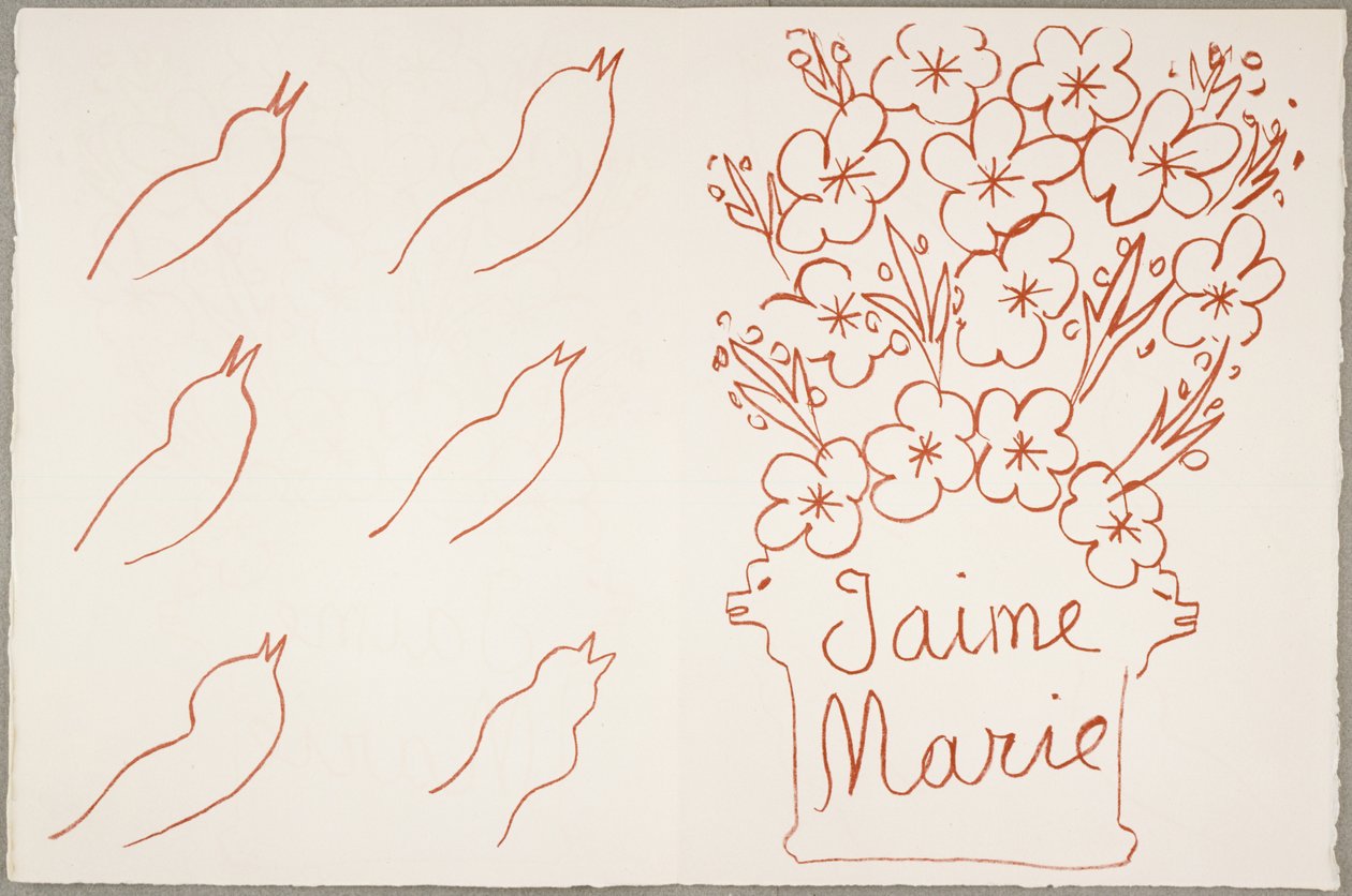 Florilège z Amours Ronsarda, 29 listopada autorstwa Henri Matisse