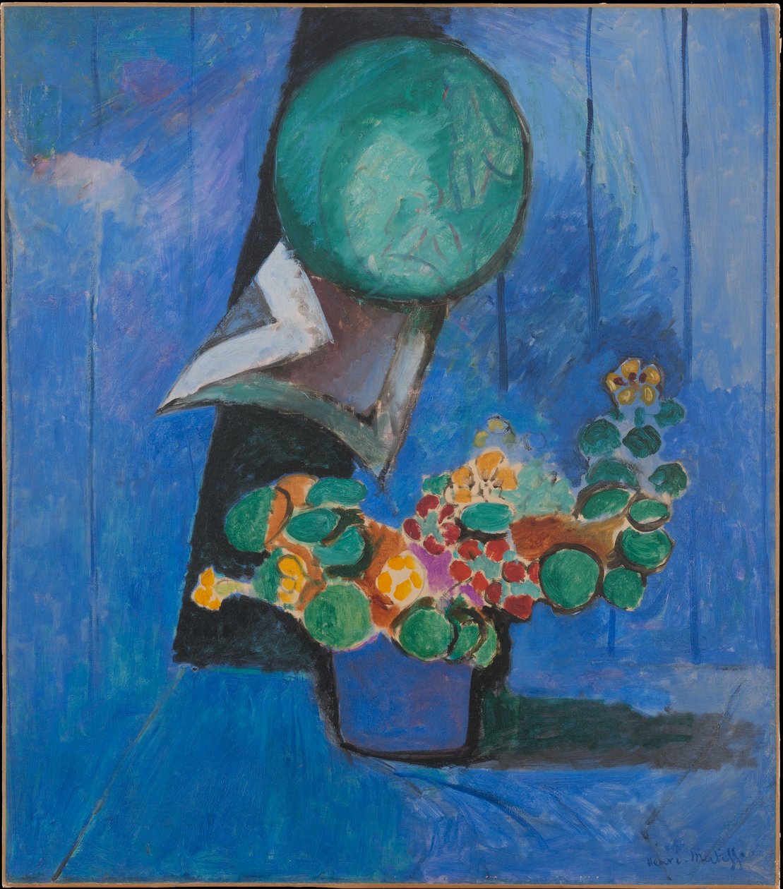 Kwiaty i porcelana (nasturcja) autorstwa Henri Matisse