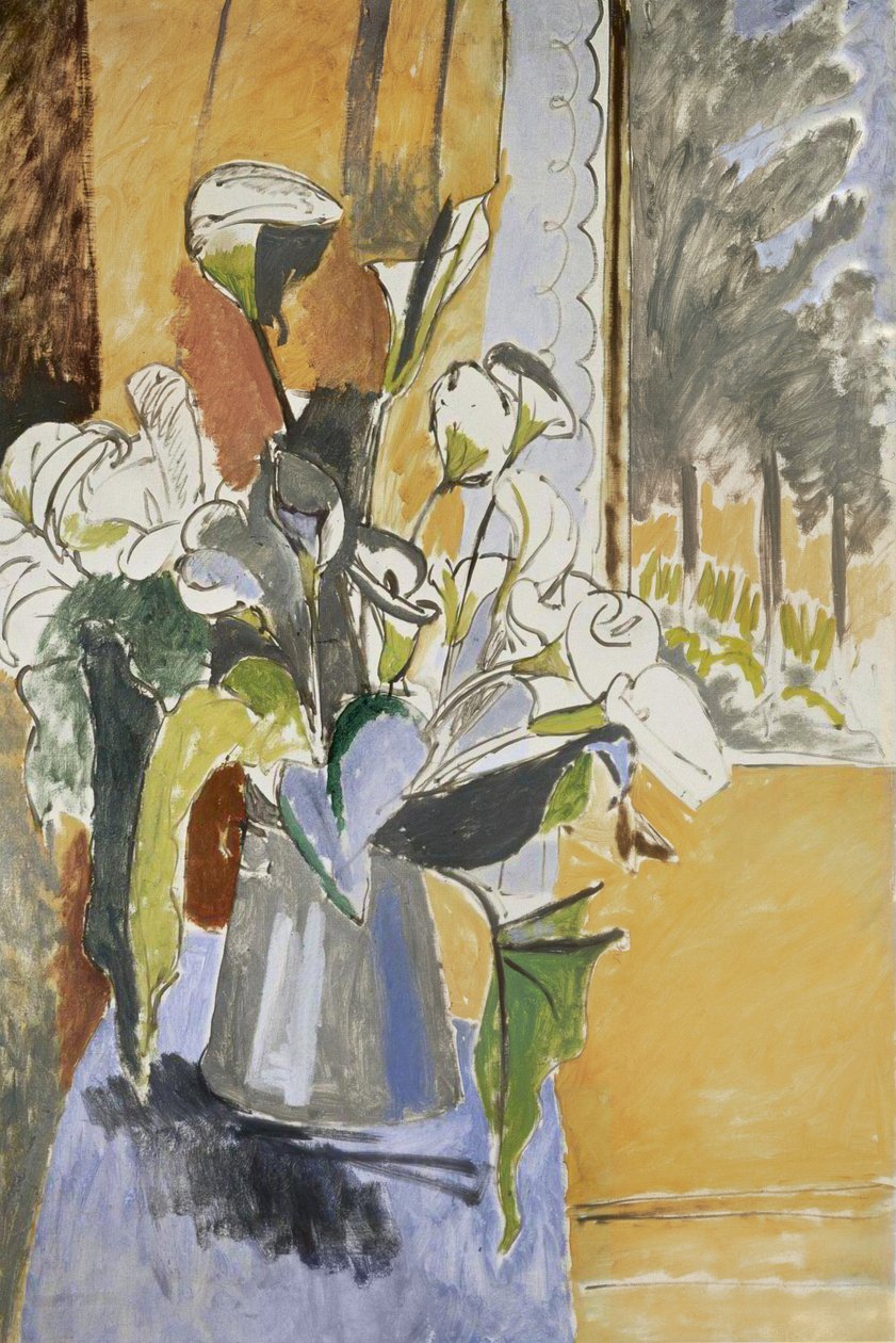 Kwiaty na parapecie autorstwa Henri Matisse