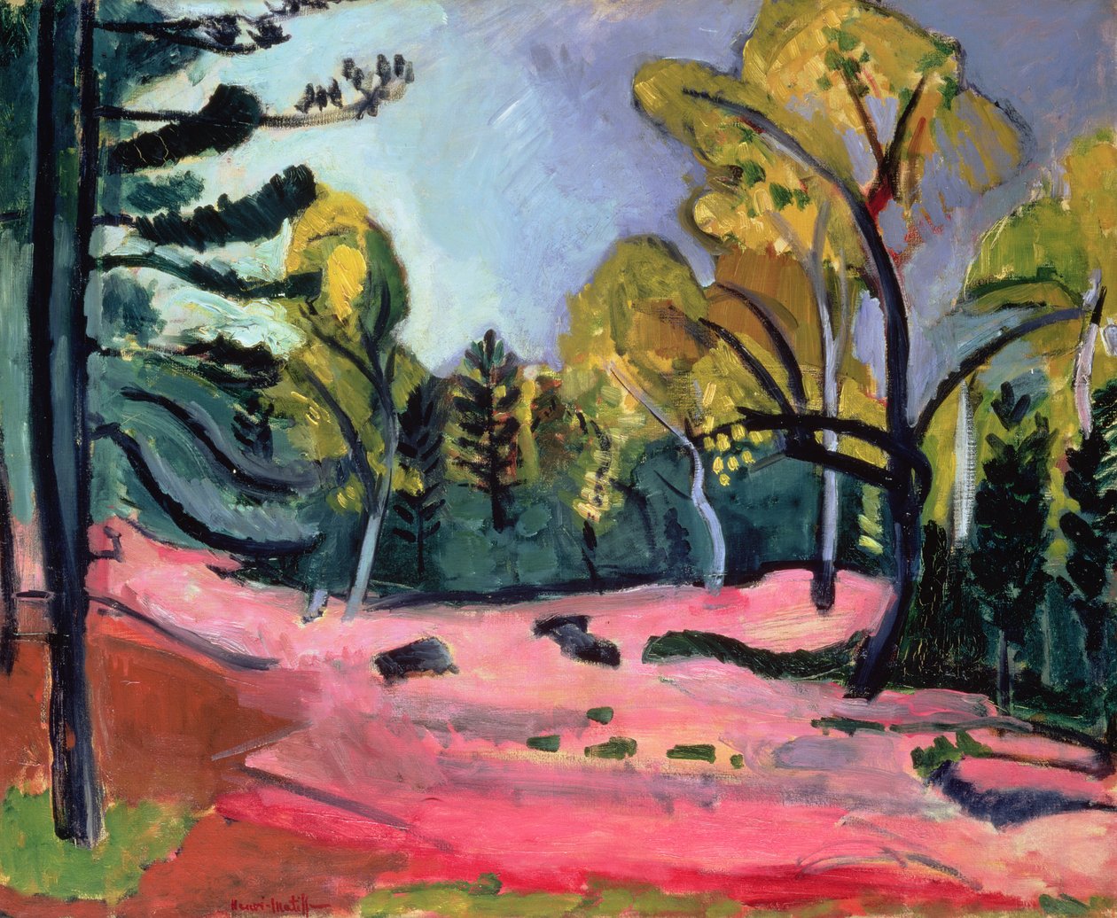 Las Fontainebleau autorstwa Henri Matisse
