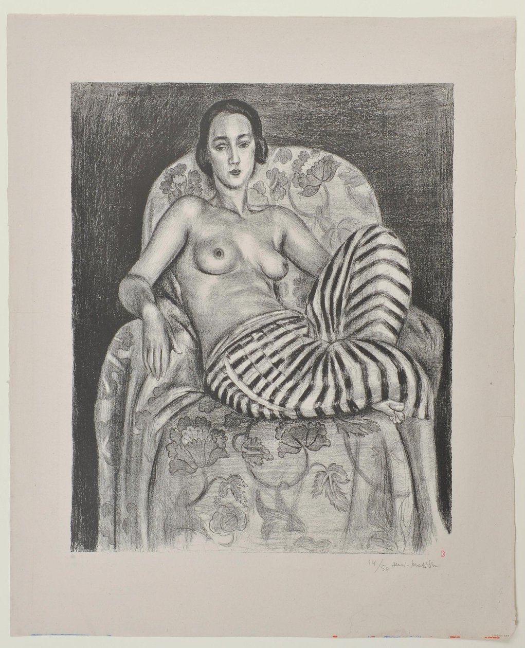 Wielka odaliska w spodniach bajadery autorstwa Henri Matisse