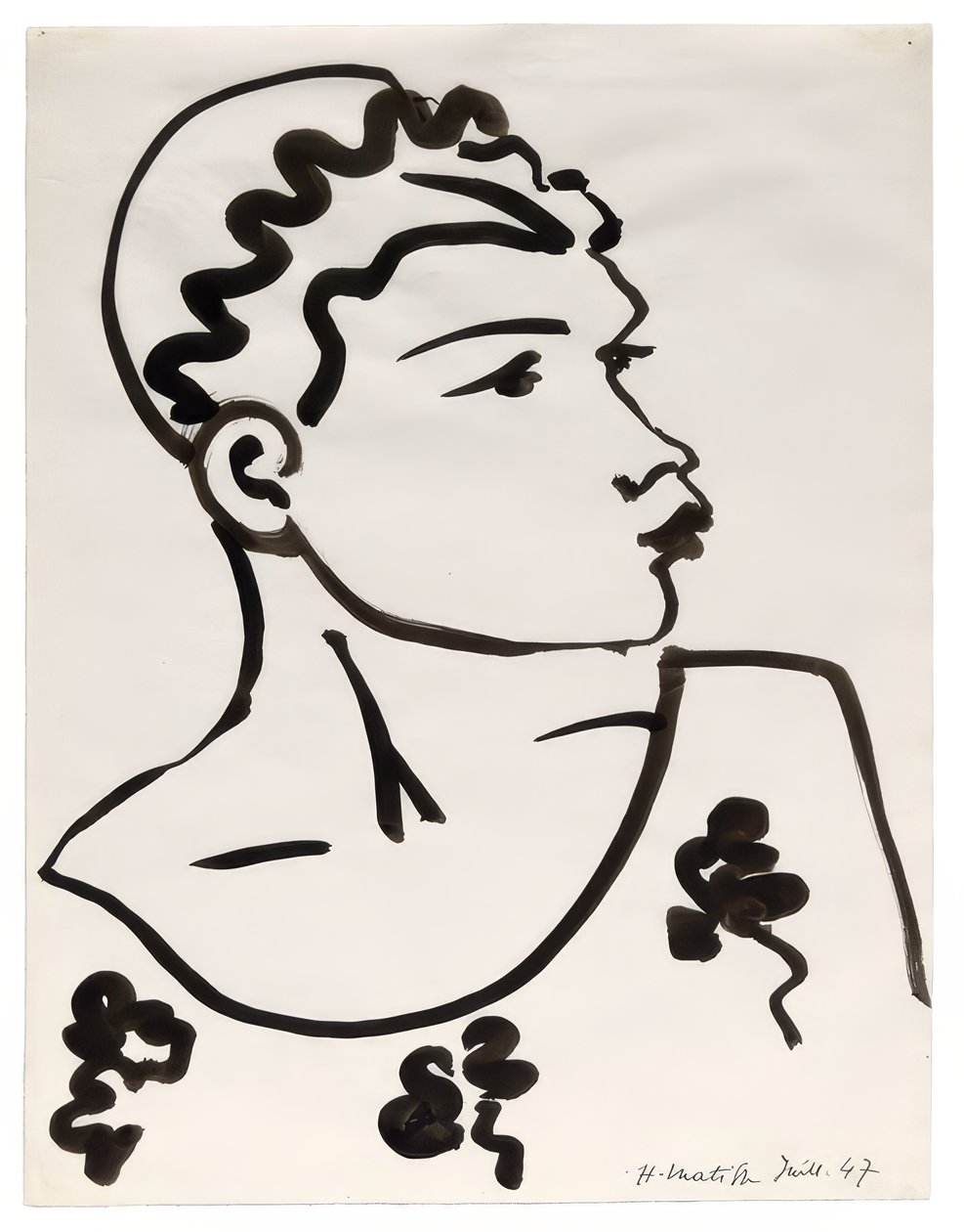 Głowa autorstwa Henri Matisse