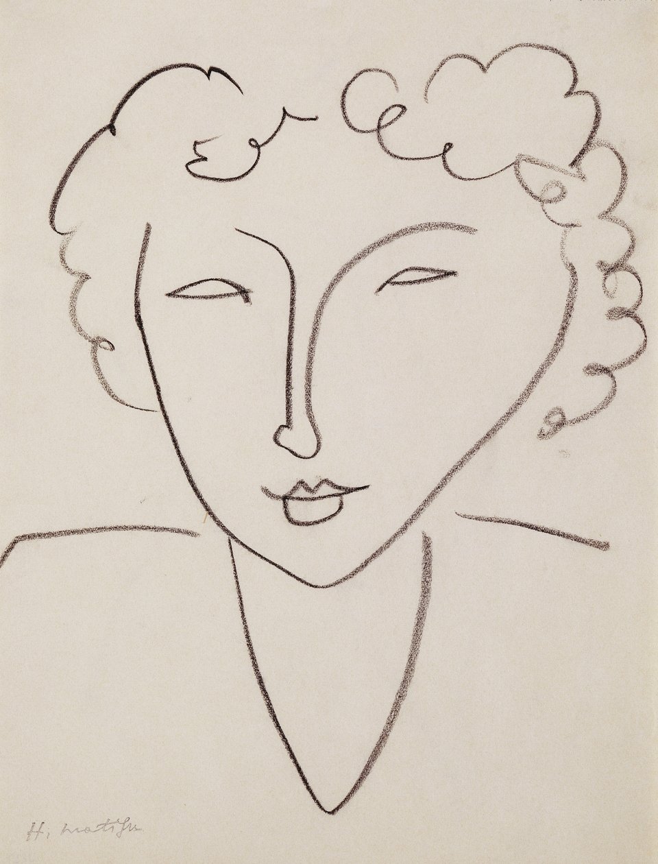 Głowa kobiety; Tete de Femme autorstwa Henri Matisse