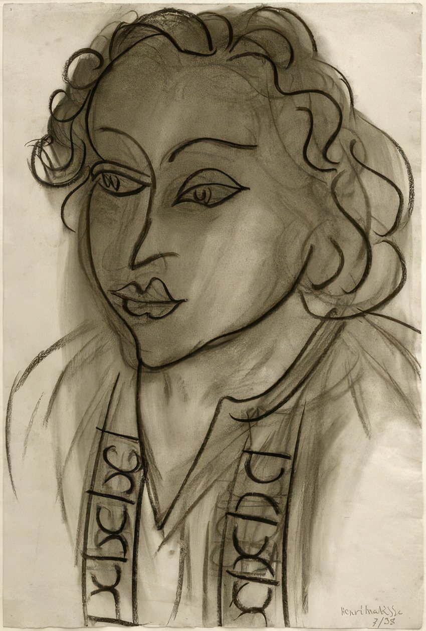 Głowa kobiety autorstwa Henri Matisse