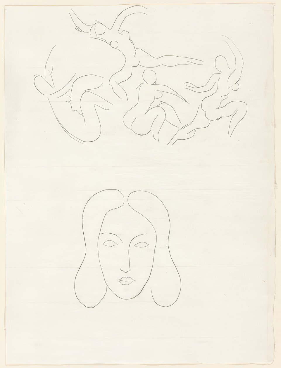 Hérodiade, Scène lV, płyta trzynasta z Poesies de Mallarmé autorstwa Henri Matisse
