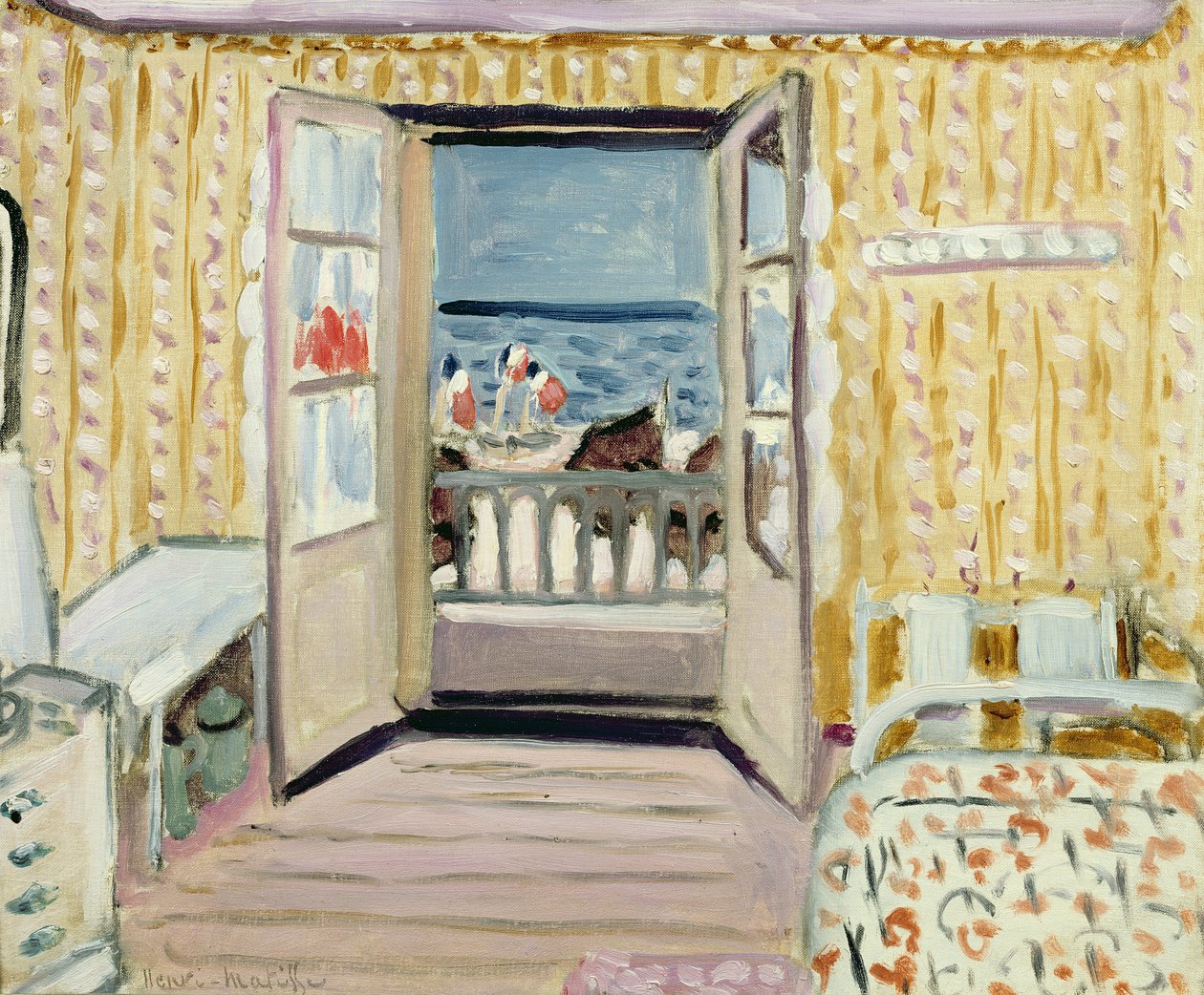 Wnętrze, 14 lipca, Etretat autorstwa Henri Matisse