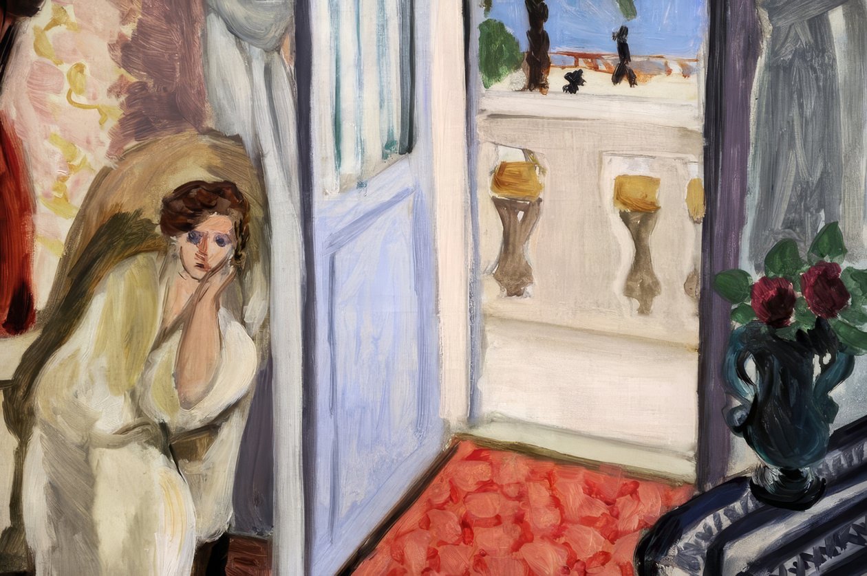 Wnętrze w Nicei (pokój w hotelu Méditerranée) autorstwa Henri Matisse