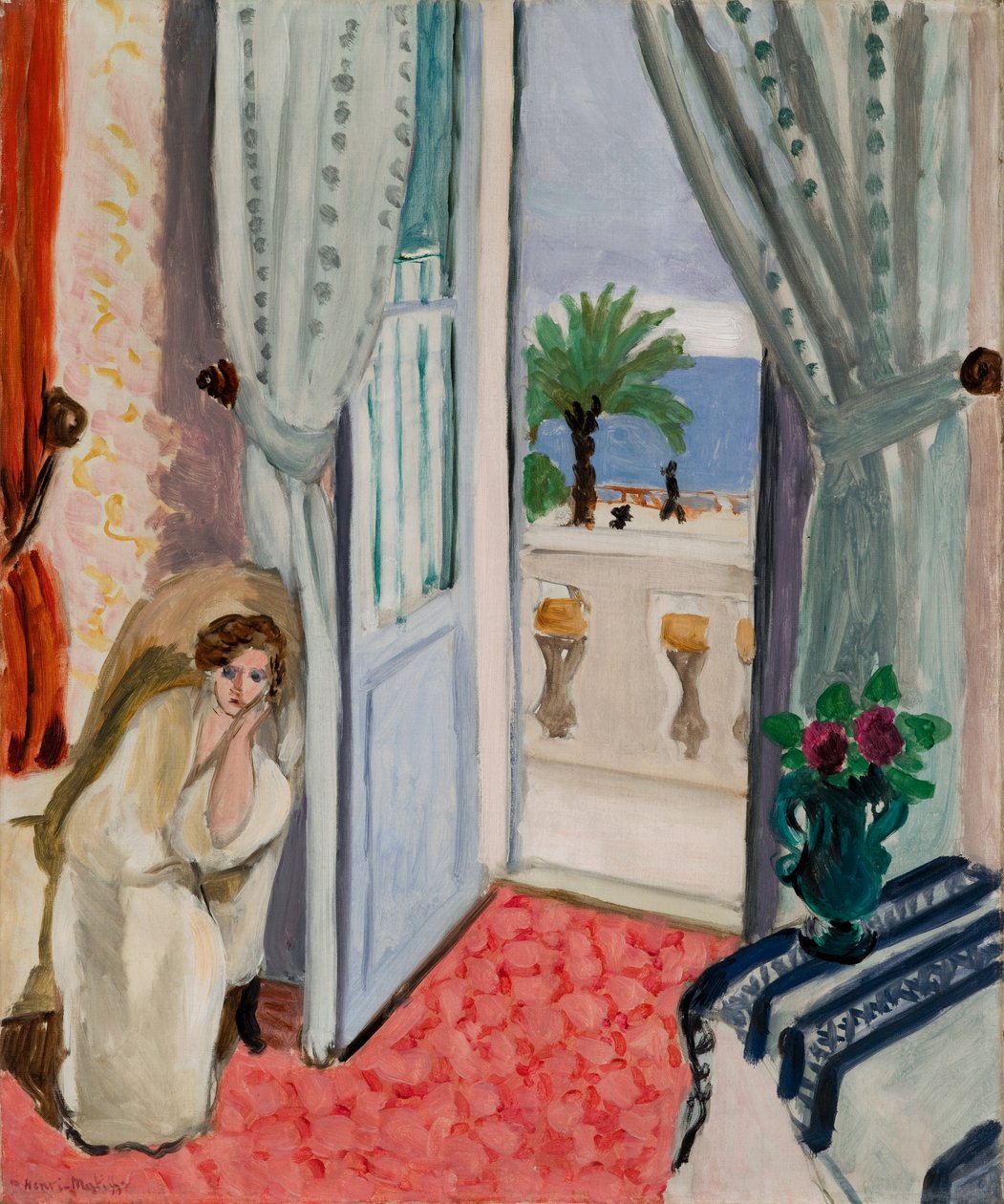 Wnętrze Nicei, ok. 1919 (olej na płótnie) autorstwa Henri Matisse