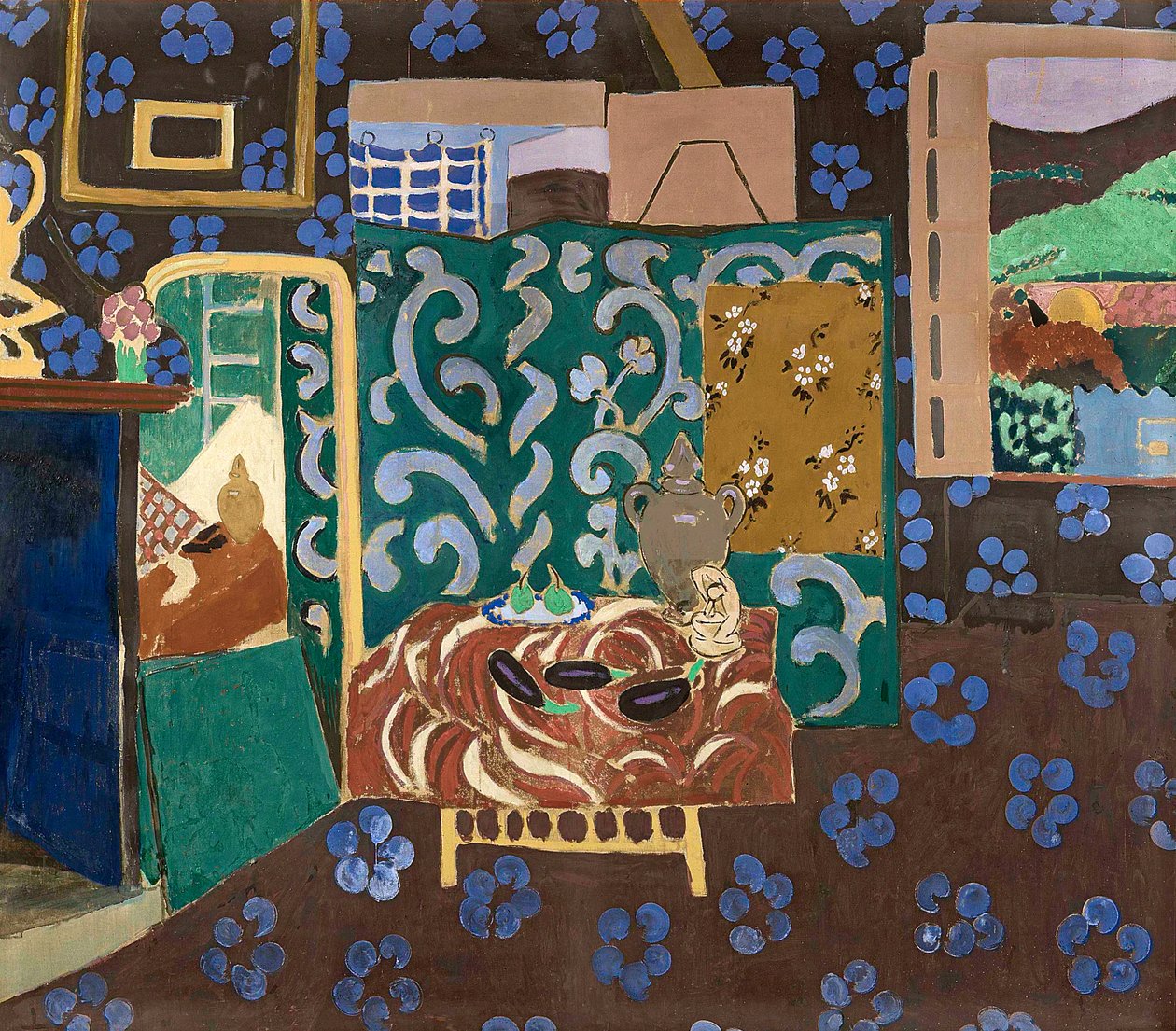 Wnętrze z bakłażanem autorstwa Henri Matisse