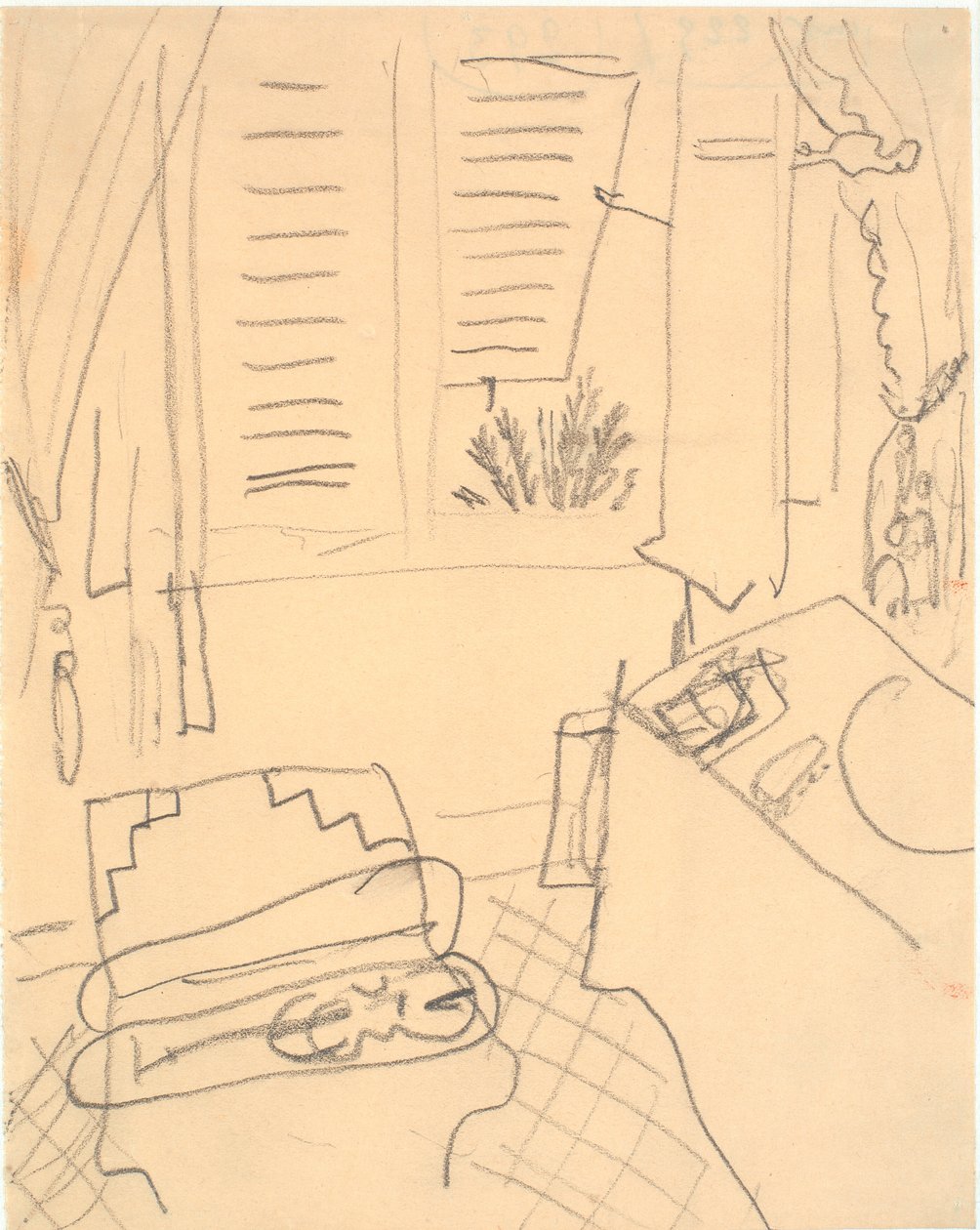 Wnętrze ze skrzypcami autorstwa Henri Matisse